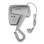 Фен настенный Meyvel MF4S-1300 (White) с розеткой_