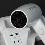 Фен настенный Meyvel MF4S-1300 (White) с розеткой_