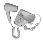 Фен настенный Meyvel MF4S-1300 (White) с розеткой_