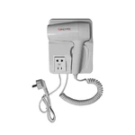 Фен настенный Meyvel MF5S-1600 (White) с розеткой_