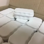 Губка для обуви с пропиткой, пластик, прямоугольная_