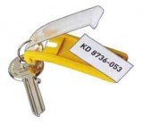 Брелок пластиковый с инфо-окном, KEY CLIP