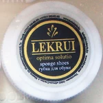 Губка для обуви с пропиткой, шайба, Lekrui_