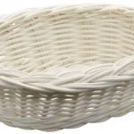 Корзинка бамбуковая, белая_