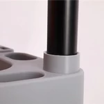 Тележка для горничной с мешком, пластик, 1080х555х1080 мм, серая_