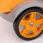 Тележка для горничной с мешком, пластик, 1080х555х1080 мм, синяя_