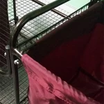 Тележка разборная для горничной, 51х80х130см, арт. ТР11_