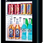 Минибар абсорбционный 30л, стеклянная дверь, HCS_