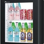 Минибар абсорбционный 40л, стеклянная дверь, HCS_