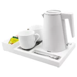 Набор для кофе и чая, поднос+чайник 800мл White, арт. 1208_