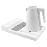Набор для кофе и чая, поднос+чайник 800мл White, арт. 1208_